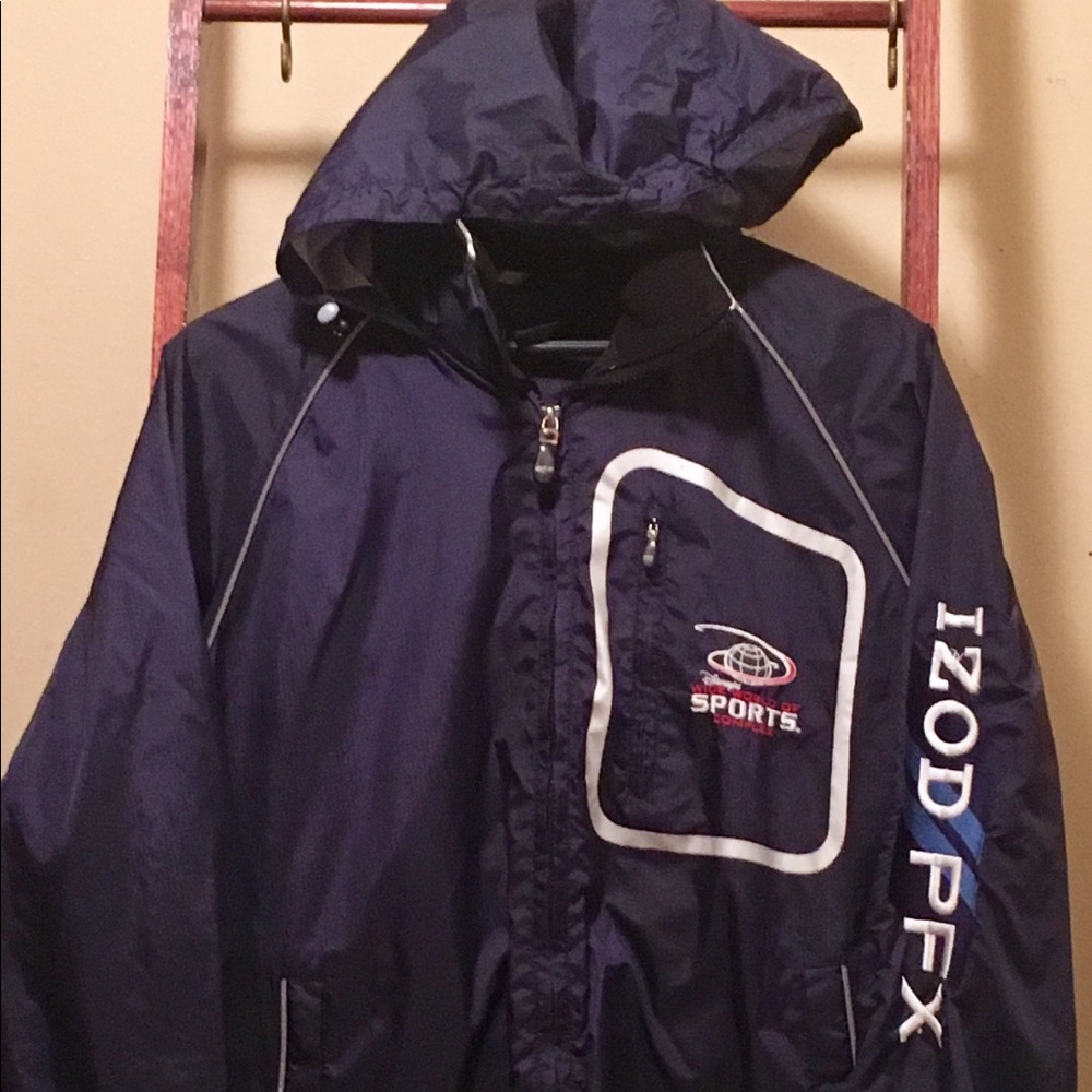 Disney Wide World of Sports hidden Jacket IZOD Sm.
